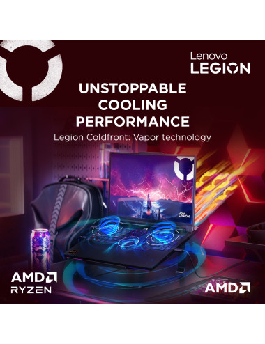 Lenovo Legion Pro 7 16AFR10H | Eclipse Black | 16 " | OLED | WQXGA | 2560 x 1600 pixels | Glossy | AMD Ryzen 9 | 9955HX | 32 GB 