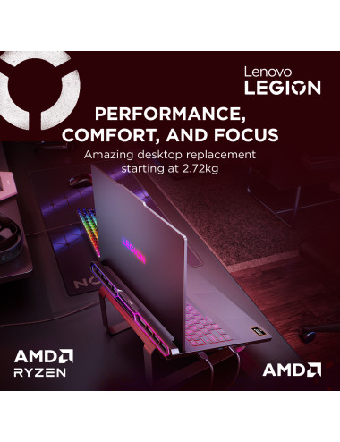 Lenovo Legion Pro 7 16AFR10H | Eclipse Black | 16 " | OLED | WQXGA | 2560 x 1600 pixels | Glossy | AMD Ryzen 9 | 9955HX | 32 GB 