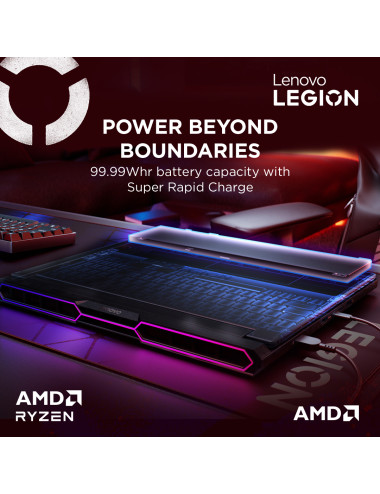 Lenovo Legion Pro 7 16AFR10H | Eclipse Black | 16 " | OLED | WQXGA | 2560 x 1600 pixels | Glossy | AMD Ryzen 9 | 9955HX | 32 GB 