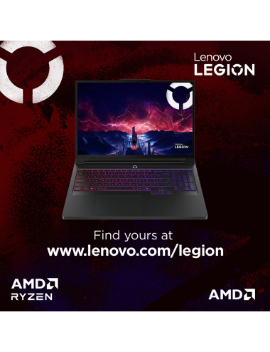Lenovo Legion Pro 7 16AFR10H | Eclipse Black | 16 " | OLED | WQXGA | 2560 x 1600 pixels | Glossy | AMD Ryzen 9 | 9955HX | 32 GB 