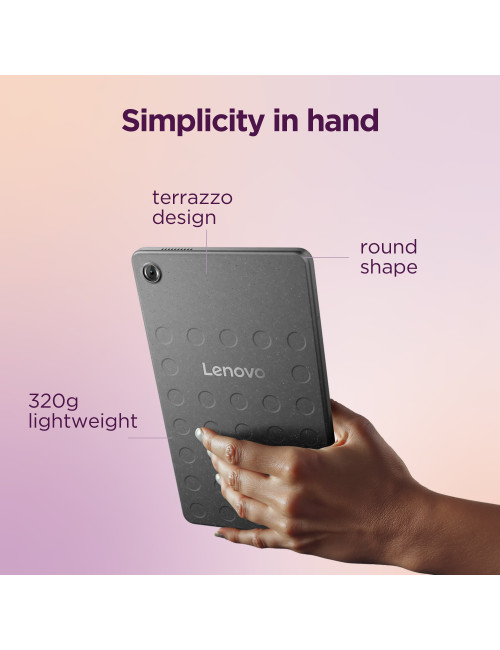 Lenovo Tab One 8.7 HD Touch MediaTek Helio G85/4GB/64GB/Arm Mali-G52/Android 14/Grey/LTE/2Y Warranty | Lenovo Tab (without power