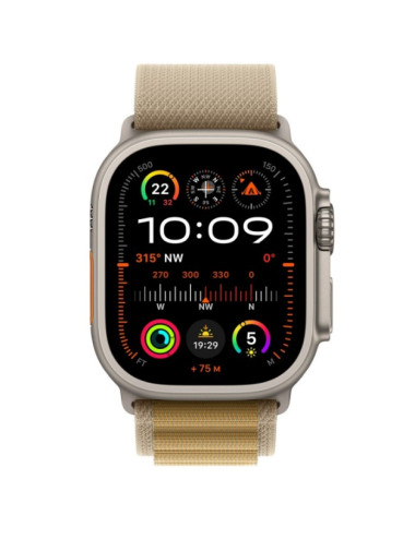 Apple Watch Ultra 2 | Smart watch | GPS (satellite) | Always-On Retina display | 49mm | Natural Titanium