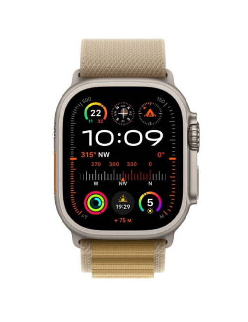 Apple Watch Ultra 2 | Smart watch | GPS (satellite) | Always-On Retina display | 49mm | Natural Titanium