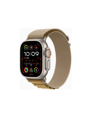 Apple Smart watch | GPS (satellite) | Always-On Retina display | 49mm | Natural Titanium