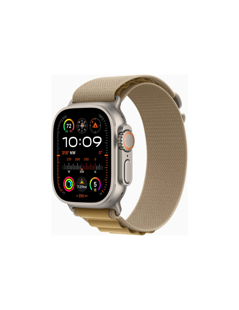 Apple Smart watch | GPS (satellite) | Always-On Retina display | 49mm | Natural Titanium
