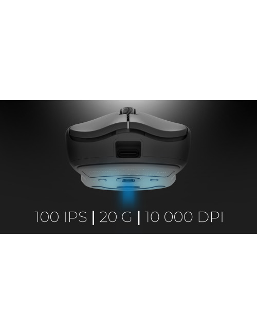 Genesis ZIRCON 500 G2 | Wireless/Wired | Gaming Mouse | 2.4 GHz, Bluetooth, USB | Black