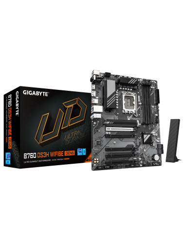 Gigabyte B760 DS3H WF6E GEN5 | Processor family Intel | Processor socket LGA1700 | DDR5 | Supported hard disk drive interfaces M