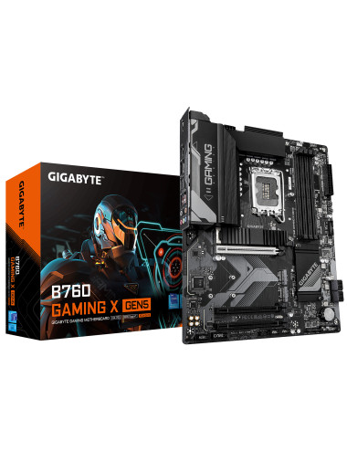 Gigabyte B760 GAMING X GEN5 | Processor family Intel | Processor socket LGA1700 | DDR5 | Supported hard disk drive interfaces M.