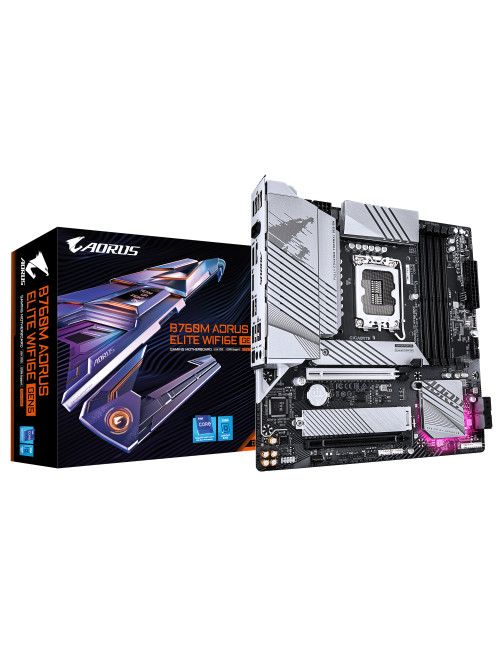 Gigabyte B760M AORUS ELITE WIFI6E GEN5 | Processor family Intel | Processor socket LGA1700 | DDR5 | Supported hard disk drive in