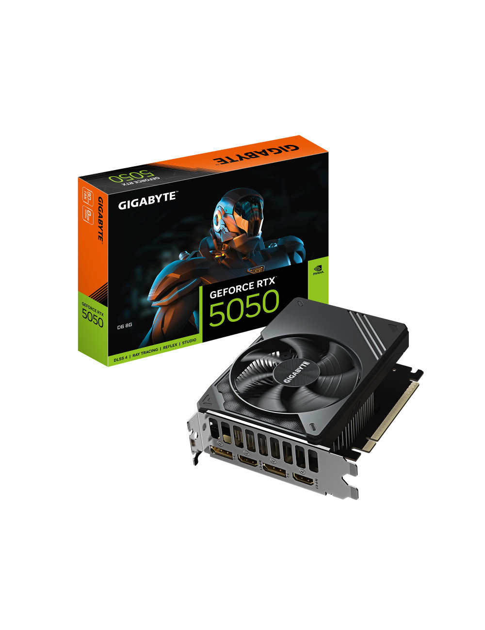 Gigabyte GeForce RTX 5050 D6 8G | NVIDIA | 8 GB | GeForce RTX 5050 | GDDR6 | HDMI ports quantity 2 | PCI-E 5.0