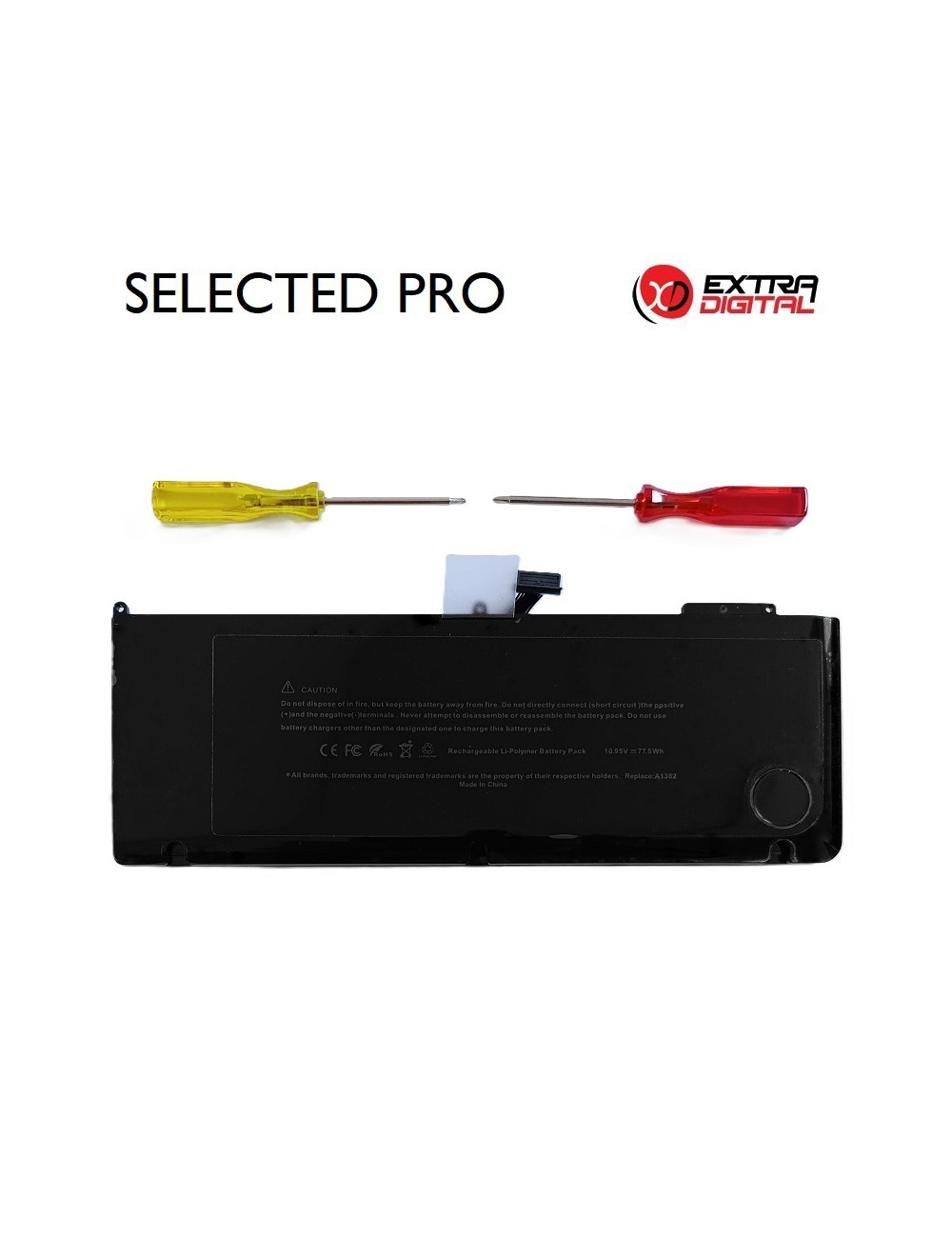 Nešiojamo kompiuterio baterija skirta A1382, 7200mah, Extra Digital Selected Pro