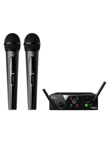 Wireless mic set AKG WMS40...