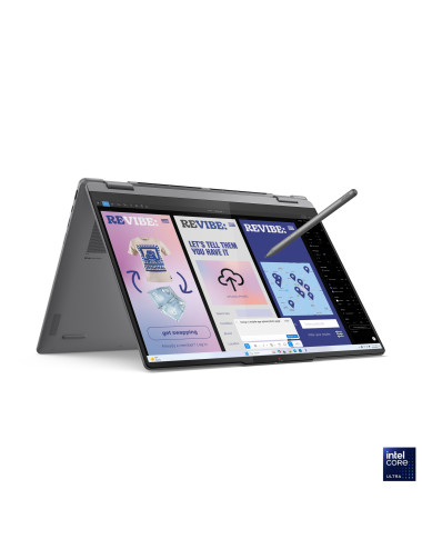 Lenovo Yoga 7 2-in-1 16ILL10 | Luna Grey | 16 " | OLED | Touchscreen | 2.8K WQXGA+ | 2880 x 1800 pixels | Intel Core Ultra 7 | 2