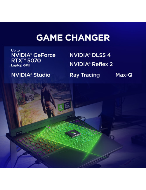 Lenovo Legion 5 15IRX10 | Eclipse Black | 15.1 " | OLED | WQXGA | 2560 x 1600 pixels | Glossy | Intel Core i7 | i7-14700HX | 16 