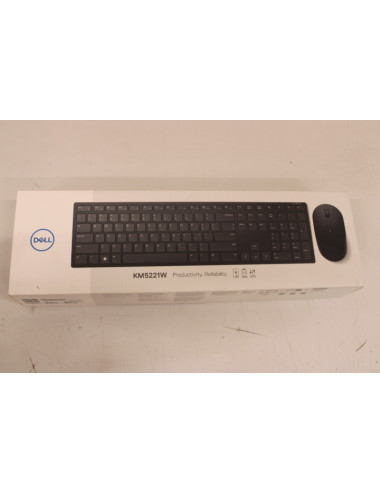 SALE OUT. | Dell | Pro Keyboard and Mouse (RTL BOX) | KM5221W | Keyboard and Mouse Set | Wireless | Batteries included | US | RE