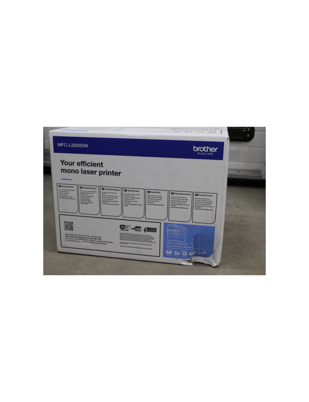 SALE OUT. Brother MFC-L2800DW Multifunction Laser Printer with Fax, | Brother DAMAGED PACKAGING