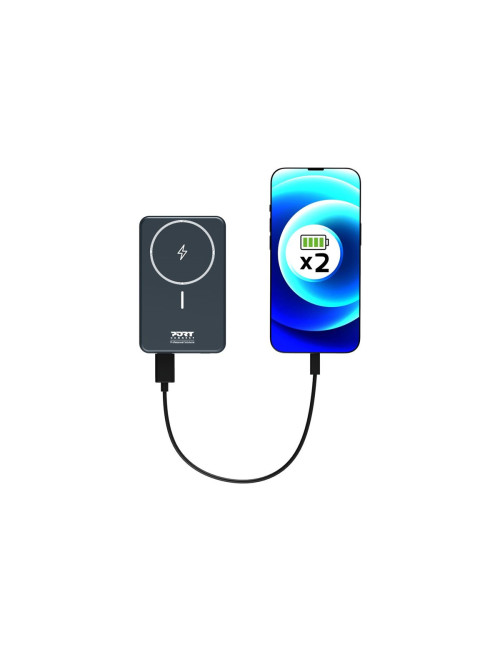 PORT CONNECT Powerbank 10 000 mAh - Wireless Qi2 | PORT CONNECT