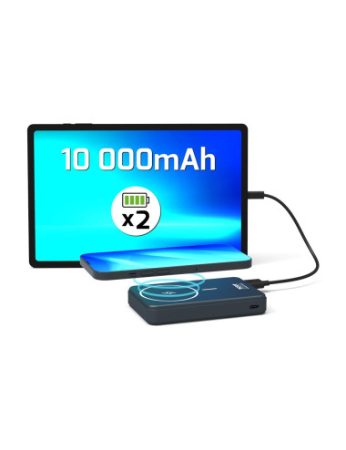 PORT CONNECT Powerbank 10 000 mAh - Wireless Qi2 | PORT CONNECT