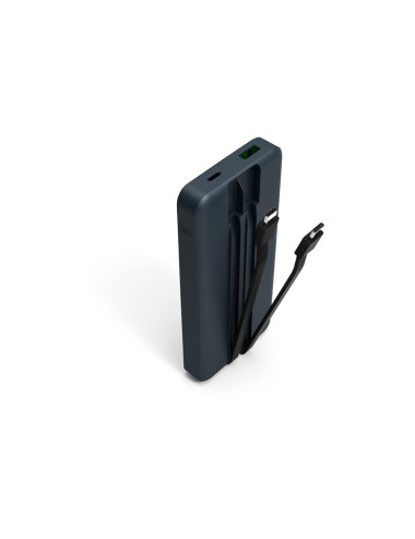 PORT CONNECT Powerbank 10 000 mAh - 2 x Built-in Cable | PORT CONNECT