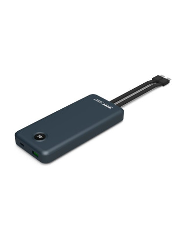 PORT CONNECT Powerbank 10 000 mAh - 2 x Built-in Cable | PORT CONNECT
