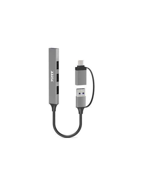 PORT CONNECT Hub USB 4 Ports Slim Combo for BtoC | PORT CONNECT