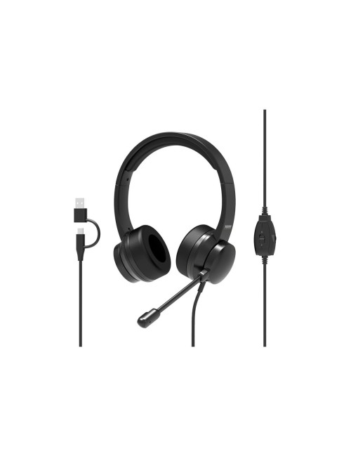 PORT CONNECT Stereo Headset Wired USB Comfort | PORT CONNECT