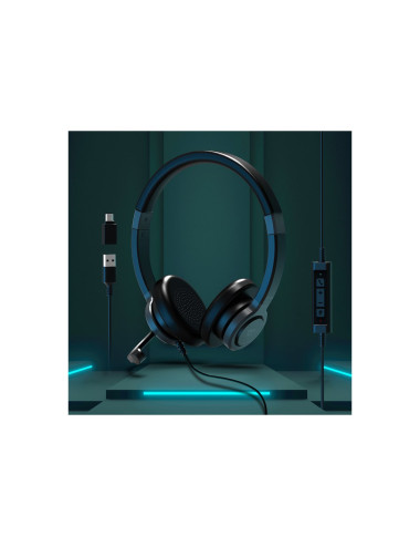 PORT CONNECT Stereo Headset Wired USB Pro - On R 300 | PORT CONNECT