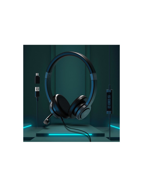 PORT CONNECT Stereo Headset Wired USB Pro - On R 300 | PORT CONNECT