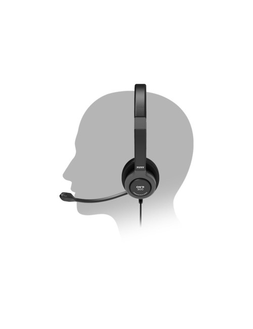 PORT CONNECT Stereo Headset Wired USB Pro - On R 300 | PORT CONNECT