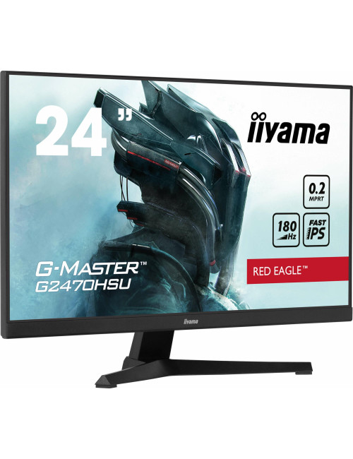 LCD Monitor|IIYAMA|G2470HSU-B6|24"|Panel IPS|1920x1080|16:9|180Hz|Matte|0.2 ms|Speakers|Colour Black|G2470HSU-B6