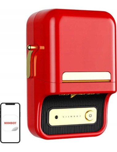 Niimbot B21S Label Printer Red