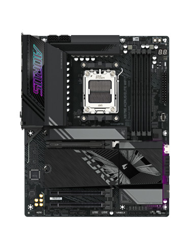 Gigabyte X870E A ELITE WIFI7 | Processor family AMD | Processor socket AM5 | DDR5 | Supported hard disk drive interfaces SATA, M
