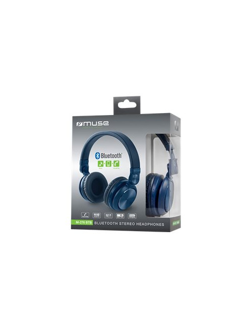 Muse | M-276BTB | Wireless | On-Ear | Microphone | Wireless | Blue