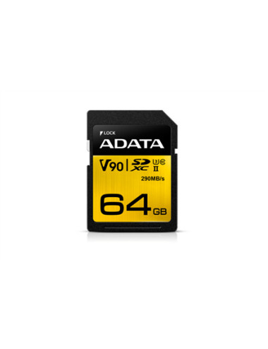 ADATA | Premier ONE | UHS-II U3 | 64 GB | SDXC | Flash memory class 10