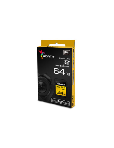 ADATA | Premier ONE | UHS-II U3 | 64 GB | SDXC | Flash memory class 10