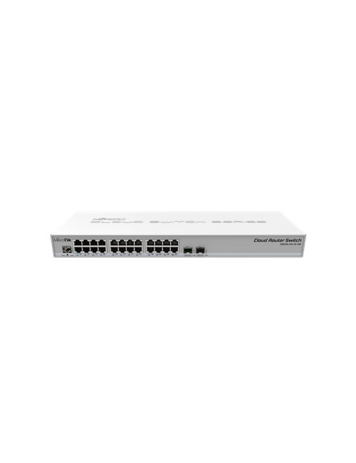 MikroTik | Cloud Router Switch CRS326-24G-2S+RM | Managed L3 | Rackmountable | Gigabit Ethernet (copper) ports quantity 24 | SFP