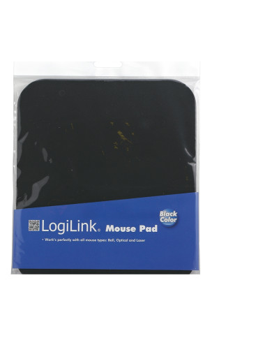 Logilink Mousepad Black, 220 x 250 mm