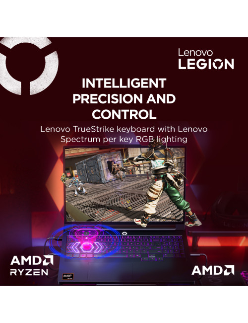 Lenovo Legion Pro 7 16AFR10H | Eclipse Black | 16 " | OLED | WQXGA | 2560 x 1600 pixels | Glossy | AMD Ryzen 9 | 9955HX3D | 32 G