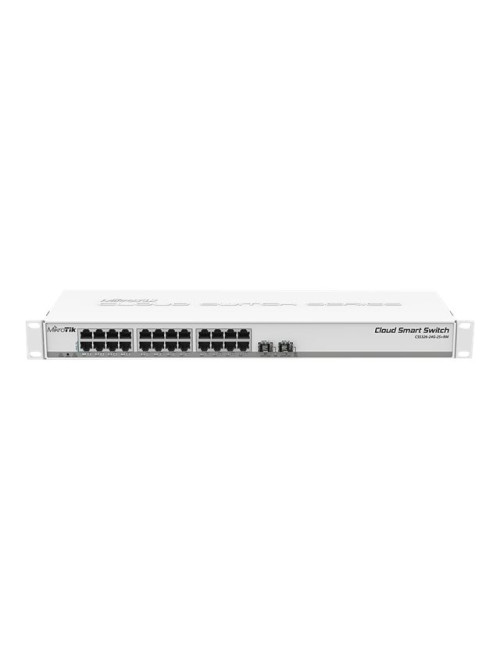 MikroTik | Cloud Smart Switch | CSS326-24G-2S+RM | Managed L2 | Rackmountable | Gigabit Ethernet (copper) ports quantity 24 | SF