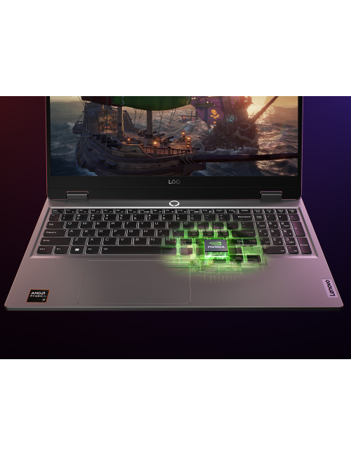 Lenovo LOQ 15ARP9 | Luna Grey | 15.6 " | IPS | FHD | 1920 x 1080 pixels | Anti-glare | AMD Ryzen 5 | 7235HS | 16 GB | SO-DIMM DD