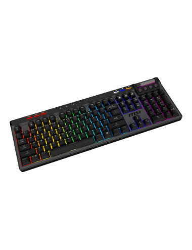MSI STRIKE PRO WIRELESS | Gaming keyboard | Wireless | US | Black | 2.4 GHz Wireless, Bluetooth, USB 2.0 | Kailh Midnight Pro Si