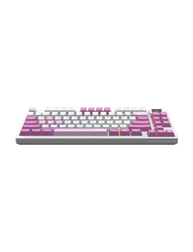 MSI FORGE GK600 TKL WIRELESS VIOLET | Gaming keyboard | Wireless | US | 2.4 GHz Wireless, Bluetooth, USB 2.0 | Mechanical Linear