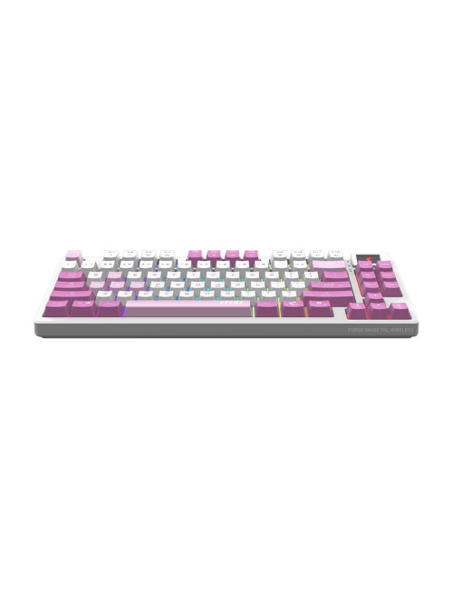 MSI FORGE GK600 TKL WIRELESS VIOLET | Gaming keyboard | Wireless | US | 2.4 GHz Wireless, Bluetooth, USB 2.0 | Mechanical Linear