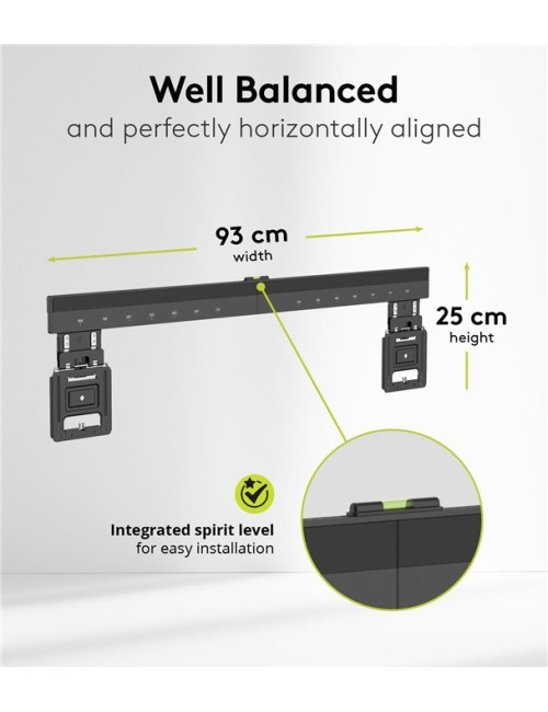Goobay Wall mount | Ultraslim TV Wall Mount Basic FIXED (XL) | 43-100 " | Black
