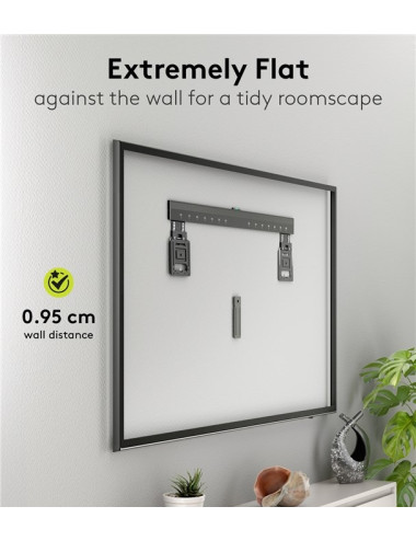 Goobay Wall mount | Ultraslim TV Wall Mount Basic FIXED (XL) | 43-100 " | Black