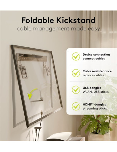 Goobay Wall mount | Ultraslim TV Wall Mount Basic FIXED (XL) | 43-100 " | Black