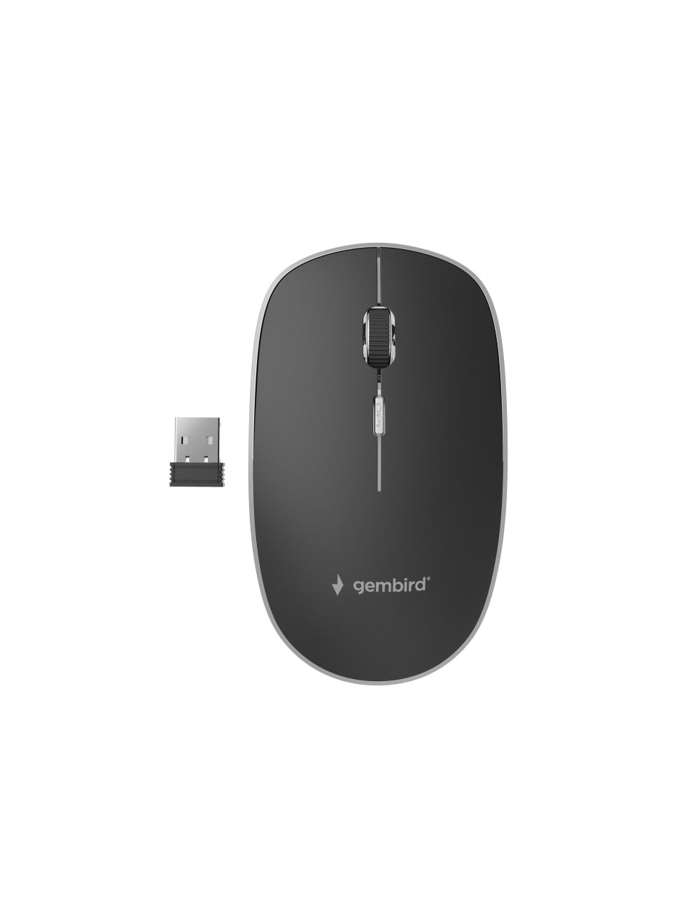MOUSE USB OPTICAL WRL BLACK/SILENT MUSW-4BS-01 GEMBIRD