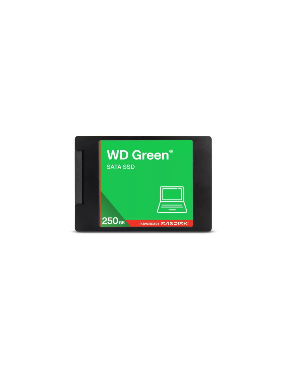 SSD|WESTERN DIGITAL|Green|250GB|3D NAND|Read speed 545 MBytes/sec|2,5"|MTBF 2000000 hours|WDS250G5G0A