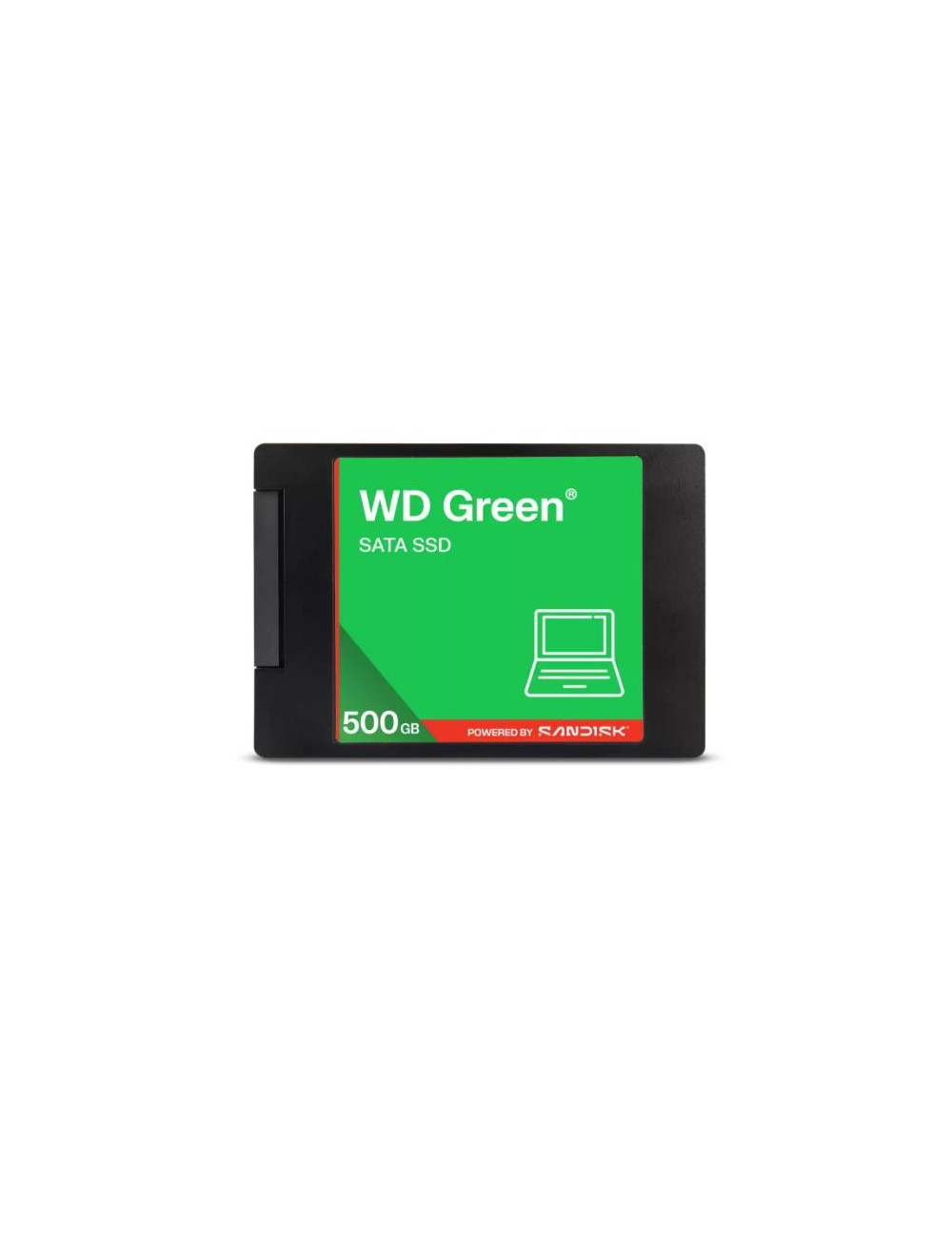 SSD|WESTERN DIGITAL|Green|500GB|3D NAND|Read speed 545 MBytes/sec|2,5"|MTBF 2000000 hours|WDS500G5G0A