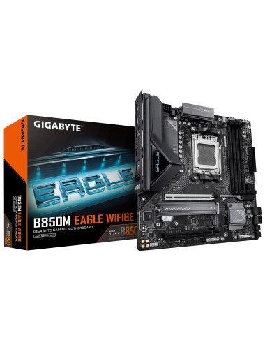Mainboard|GIGABYTE|AMD B850|SAM5|Micro-ATX|Memory DDR5|Memory slots 4|B850MEAGLEWF6E